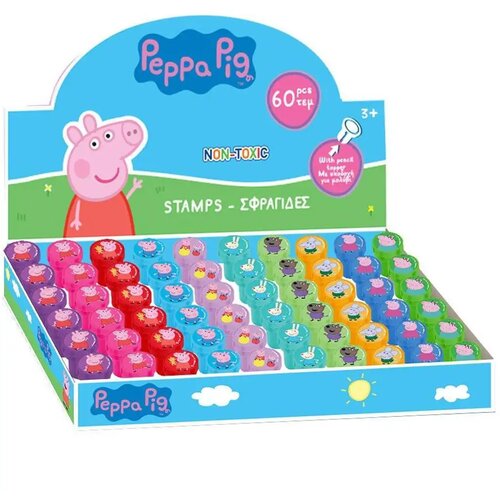 Luna peppa pujsa barvni svinčnik s &scaron;tampiljko, na voljo več vrst, 1 kos Cene