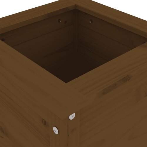  Vrtna sadilica boja meda 40 x 40 x 78 cm od masivne borovine Slike