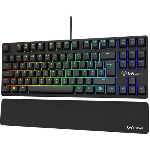 Uvi gear tipkovnica pride mini, optical blue switch, rgb, usb, slo Slike