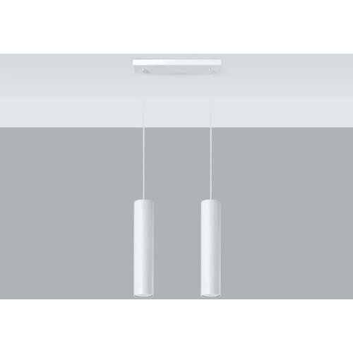  Sollux SL.0324 - Luster na sajli LAGOS 2 2xGU10/10W/230V bela Slike