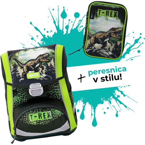 ABC123 Komplet Classy Dino: torba + pernica Cijene