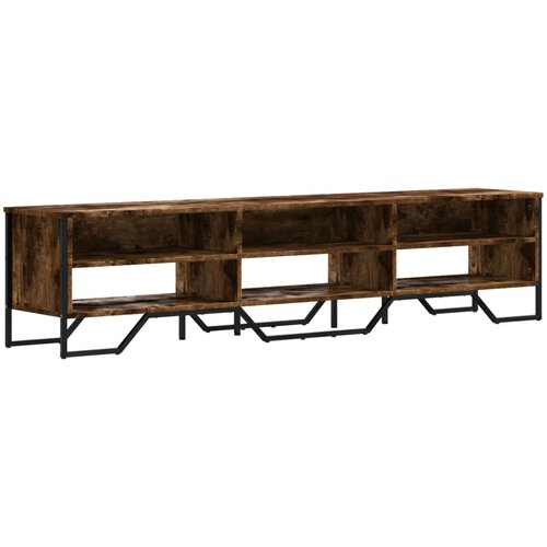 Maison Chic TV omarica - TV stojalo - Televizijska omarica dimljeni hrast 180x34x41 cm inženirski les, (21701022) Cene