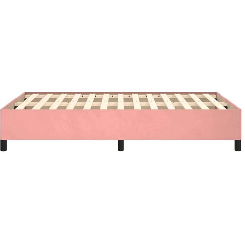 VidaXL Okvir za krevet ružičasti 120 x 190 cm bar&amp;scaron;unasti Slike