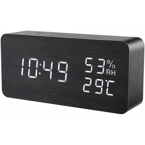 INF Digitalna LED budilka - črna, (21236341) Cene