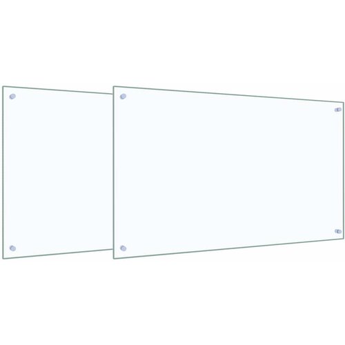  Kuhinjski zid 2 pcs *Transparent*an 100 x 60 cm Slike