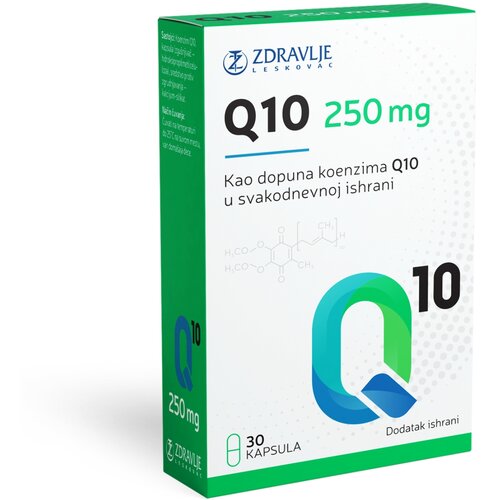 Zdravlje koenzim Q10 250 mg 30/1 Cene
