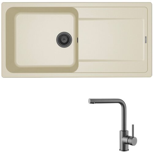 ELLECI Set Life 480 + slavina Zora Grafit/Bianco Antico Cijene