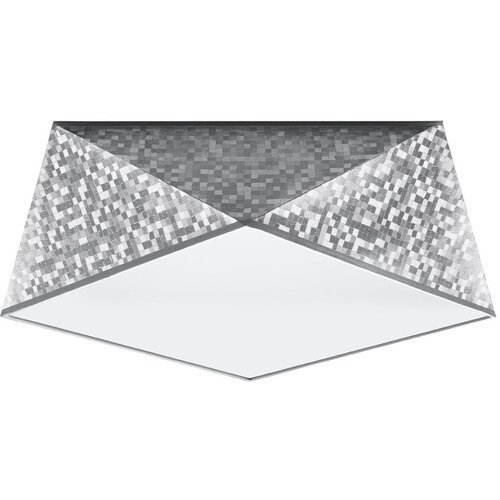 Nice Lamps stropna svetilka v srebrni barvi 35x35 cm koma – Cene