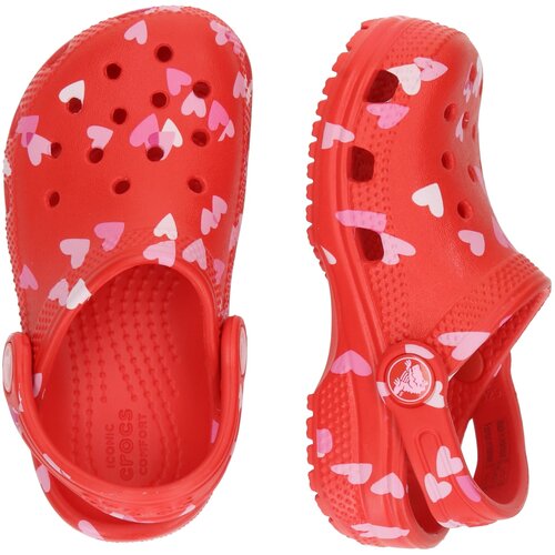 Crocs Odprti čevlji &amp;#039;Classic VDay&amp;#039; roza / svetlo roza / živo rdeča / bela Slike