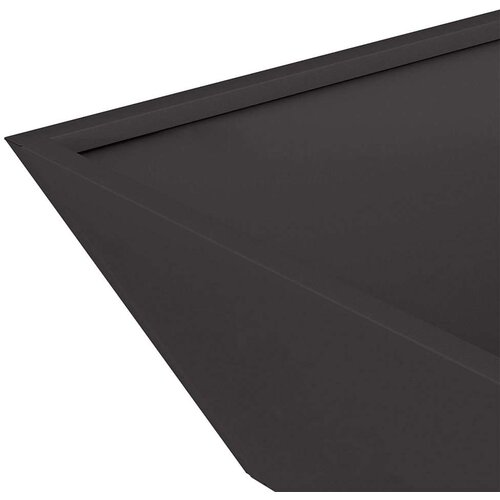  Vrtna saksija 5 pcs Crna 50 x 50 x 15 cm Čelična vrata Slike