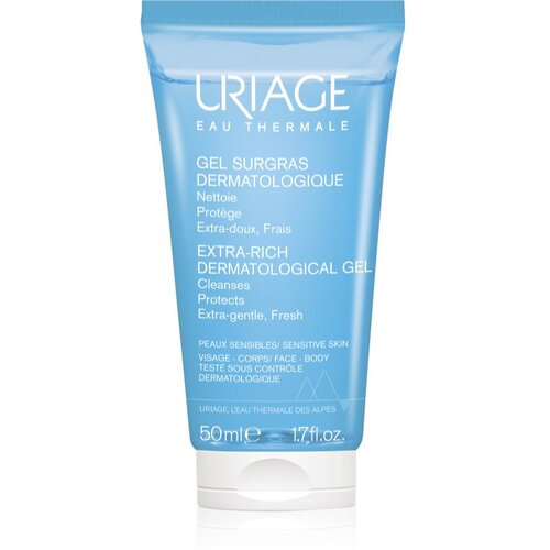 Uriage Hygi&amp;egrave;ne Extra-Rich Dermatological Gel gel za či&amp;scaron;ćenje za lice i tijelo chr&amp;aacute;n&amp;iacute;c&amp;iacute; před vysych&amp;aacute;n&amp;iacute;m 50 ml Slike