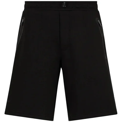 Ea7 Emporio Armani Athletic Mix Bermuda Shorts - Black Crna