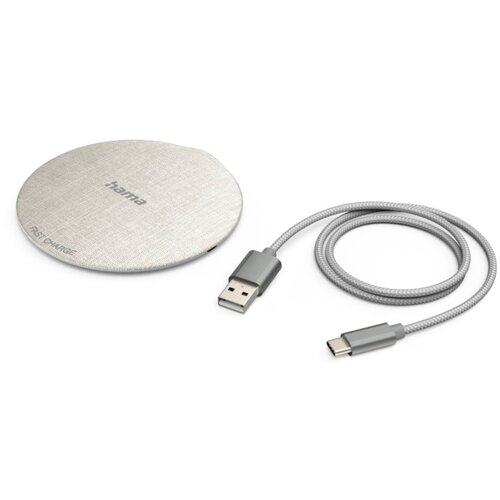 Wireless punjač HAMA QI-FC10 metalni, bijeli 10W Cijene