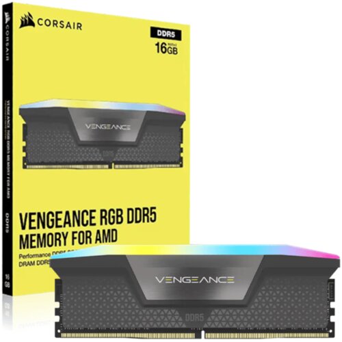 Corsair DDR5 16GB (1x16GB),RGB6000MT/s, VENGEANCE, CL36EXPO, XMP Cijene