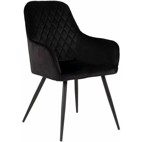House Nordic Blagovaonske stolice od crnog baršuna u kompletu od 2 kom Harbo -