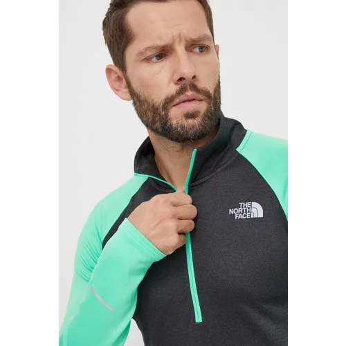 The North Face Športni pulover zelena barva