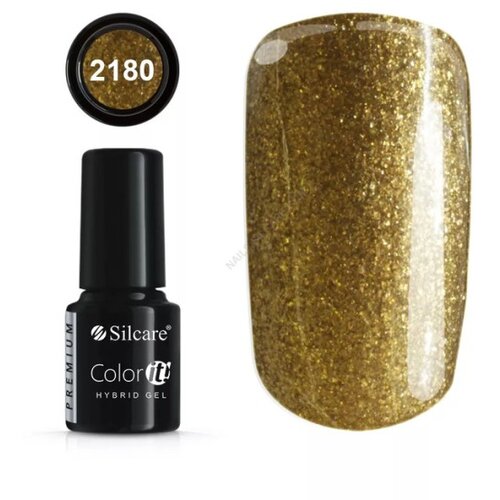 Silcare color it premium gold 2180 trajni gel lak za nokte uv/led 6g Cene