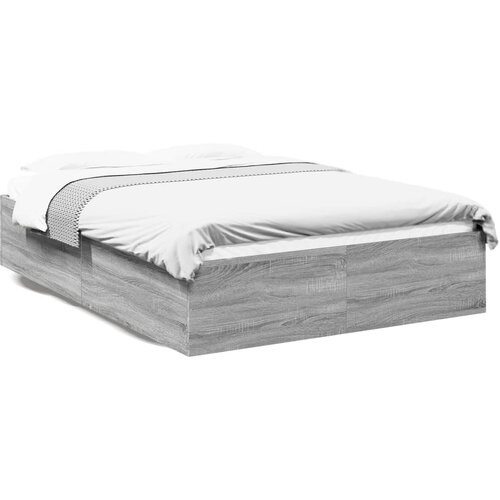 VidaXL Okvir kreveta boja hrasta 160 x 200 cm od konstruiranog drva Slike