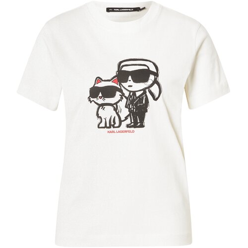 Karl Lagerfeld Majica kremna / rdeča / črna Cene