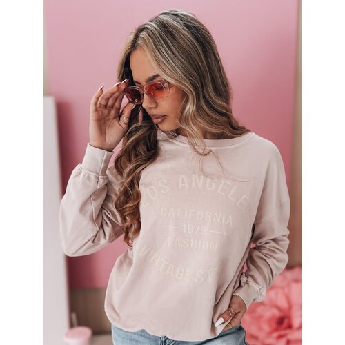 DStreet Bluza damska one size oversize KALISTYLE pudrowy róż Cene