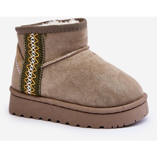 Boto Children's Insulated Snow Boots Green Leonora Cene
