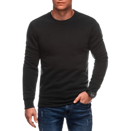 Edoti BASIC men&amp;#039;s uniform round neck sweatshirt - black Slike