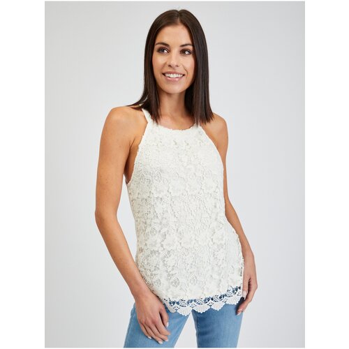 Orsay White Ladies Lace Top - Women Slike