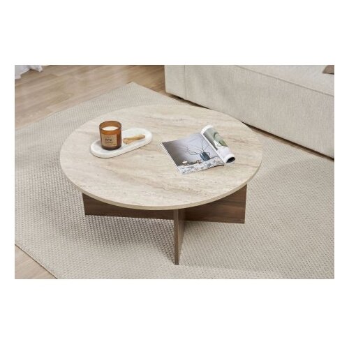 Hanah home Sto za dnevnu sobu Soleil Travertine Venezia Walnut Slike