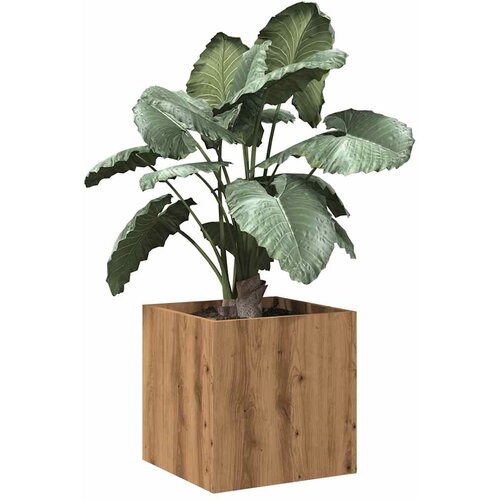 vidaXL Cvetlično korito artisan hrast 40x40x40 cm inženirski les Cene