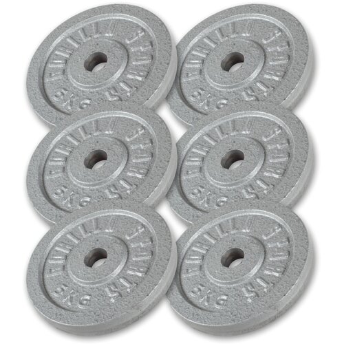 Gorilla Sports Set tegova od livenog gvožđa (6 x 5 kg) Cene