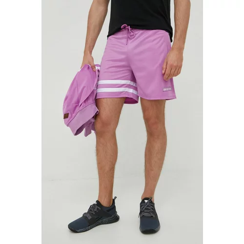 Unfair Athletics Kratke hlače moški, vijolična barva