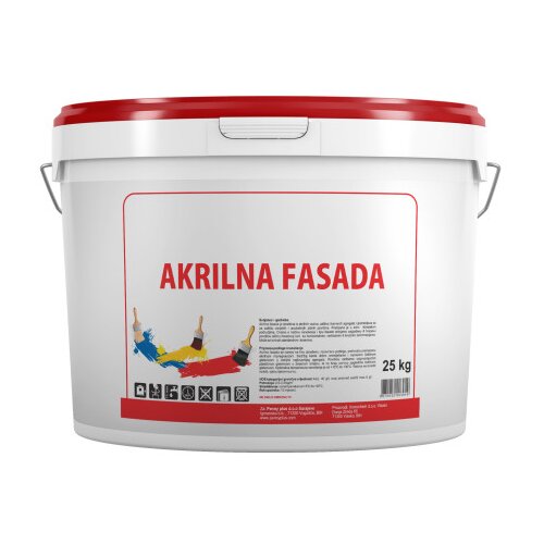 KOMOCHEM Malter zavr&scaron;ni fasadni akrilni 25-1 2mm bijeli kružni Cijene