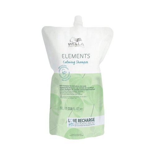 Wella Elements Calming hidratantni i umirujući &amp;scaron;ampon za osjetljivo vlasi&amp;scaron;te 1000 ml Slike