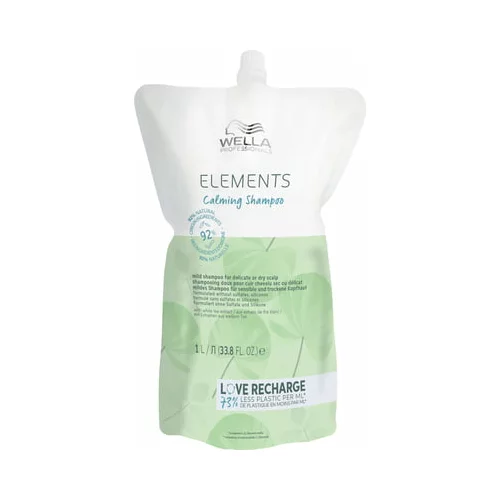 Wella Elements Calming hidratantni i umirujući šampon za osjetljivo vlasište 1000 ml