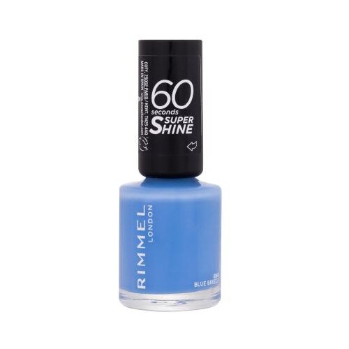 Rimmel London 60 Seconds Super Shine lak za nokte 8 ml Nijansa 856 blue breeze Slike