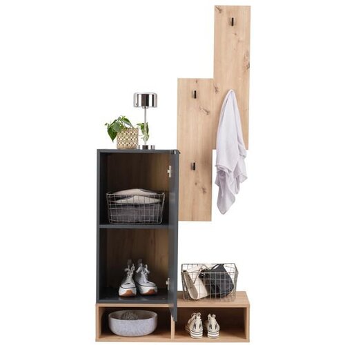 Modern Living Predsoba Ciao, Barva Hrasta, Antracit Slike