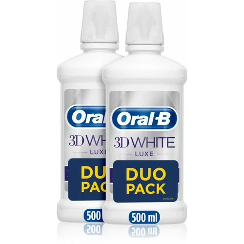 Oral-b 3D White Luxe ustna voda 2 ks 2x500 ml