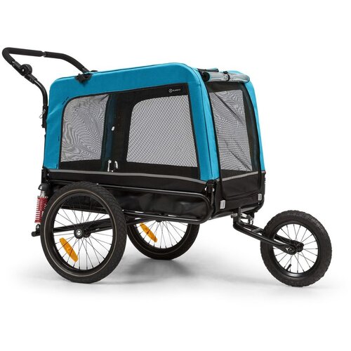 Klarfit Husky Vario, 2-v-1, prikolica za psa, voziček za psa, cca 240 L, 600D, Oxfort, modra barva Cene