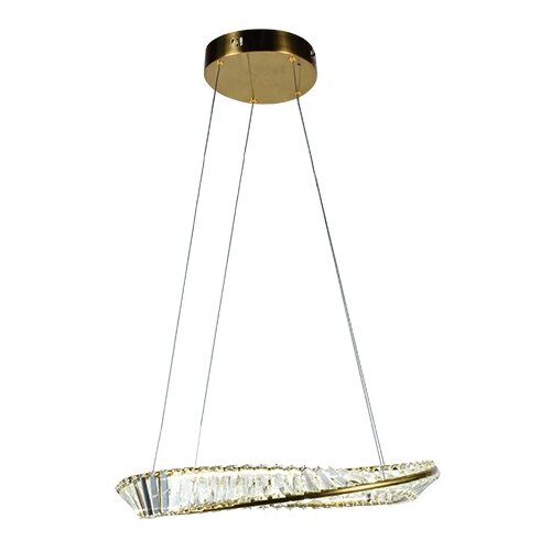 Mitea Lighting Visilica zlatna 620mm LED sa kristalima i daljinskim 42W 3CCT M10980-1 Cene
