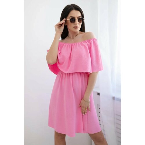 Kesi Spanish dress to the waist light pink Slike