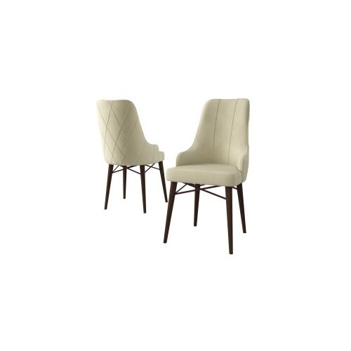 Hanah home set 2 stolice neta cream brown Cene