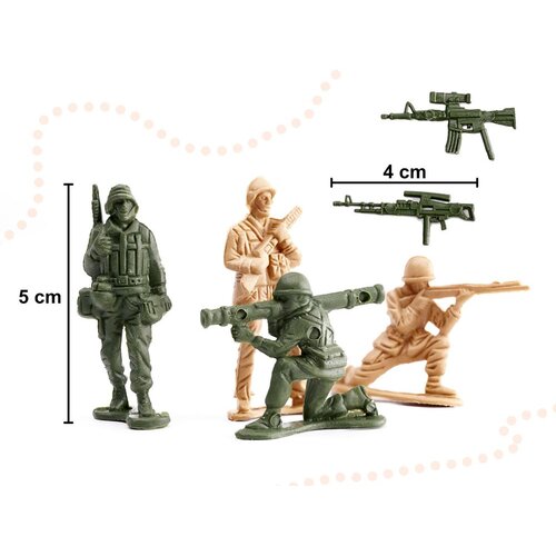  Set figurica za vojnu bazu 114 elemenata Slike