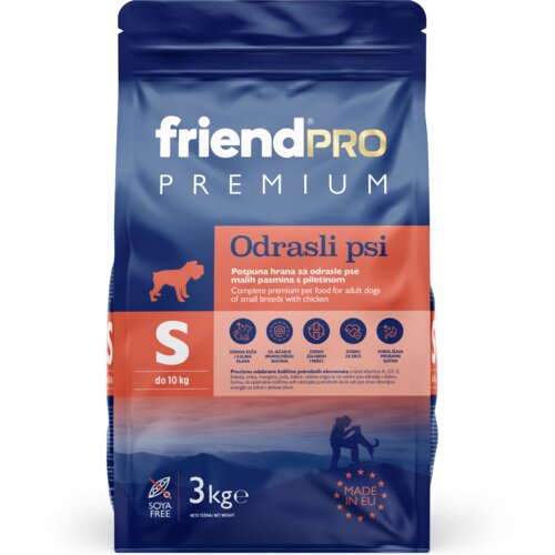 Friend Suha Hrana Za Odrasle Pse Pro Premium, S, 3 Kg Cijene