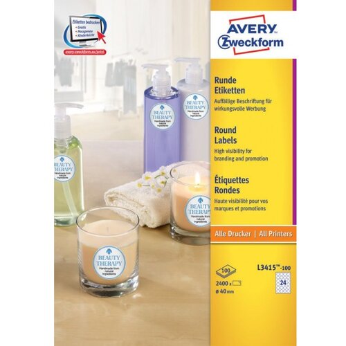 Avery Zweckform Etikete za označevanje, okrogle Ø 40 mm Cene