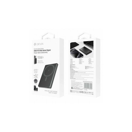 DEVIA Powerbank Magsafe Mini 20w 5000mah siva Cene