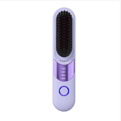 INF Brezžični 2-v-1 Ravnalnik in Kodralnik Las - Prenosni, Polnilni, Proti Opeklinam Purple, (5000264906) Cene