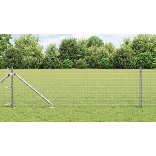vidaXL varjena žična ograja s 13 kolci 0.5x50m pocinkano jeklo Cene