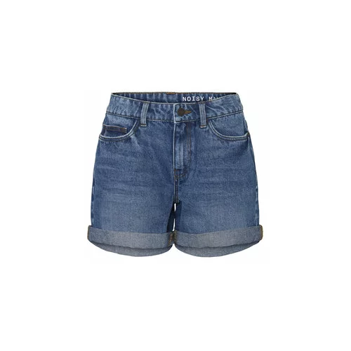 Noisy May Kratke hlače iz tkanine 27012417 Modra Regular Fit