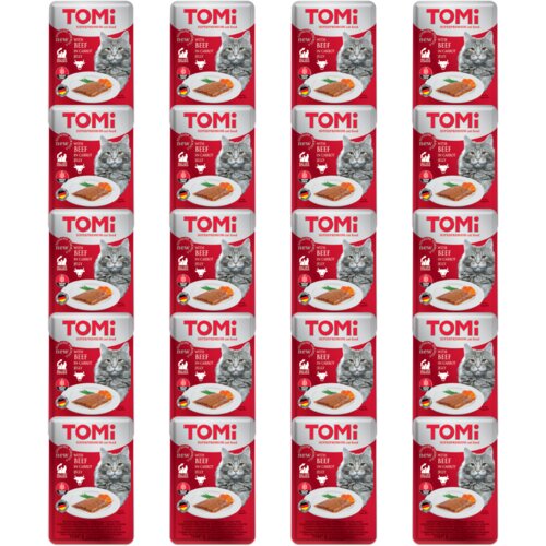 Tomi gf cat sosić u želeu za mačke, govedina i šargarepa, 100g, 20kom Cene