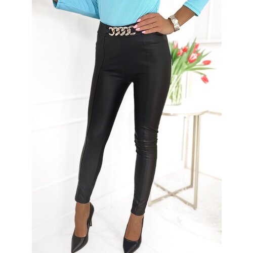 DStreet PANSY women&amp;#039;s black pants UY1116 Slike
